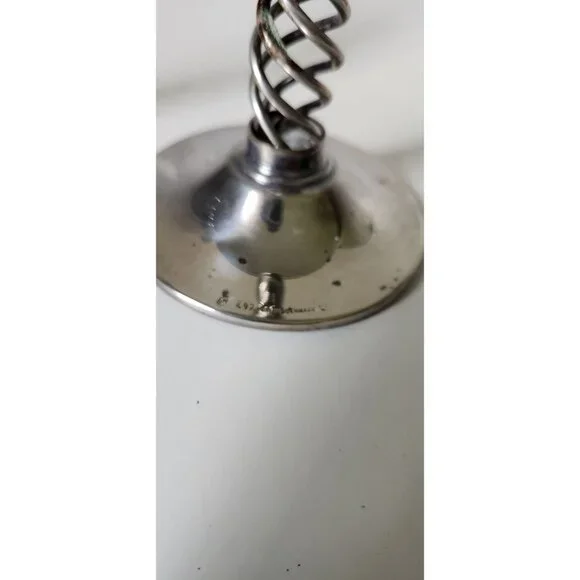 Vintage Hans Jensen Eisenberg-Lozano Mid-1900s Modern Silverplate Candlesticks - Picture 7 of 9